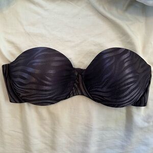Sweet Nothings Maidenform Zebra Print Strapless Bra